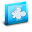 Folder Nubesita Blue Icon 32x32 png